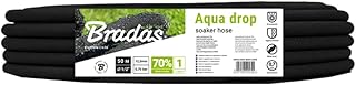 Bewässerungsschlauch AQUA DROP 1/2 Zoll 50 m – Perlschlauch – Tropfschlauch Bewässerung – Garte…