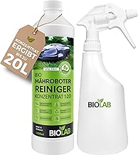 BIOLAB Bio Mähroboter Reinigungsset (1000 ml Konzentrat incl. Sprayflasche) zur Rasenmäher Robo…