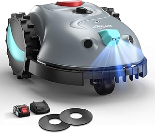 YARDCARE V100 Mähroboter ohne Begrenzungskabel, mit Vision Navigation, 150 Hinderniserkennung, R…