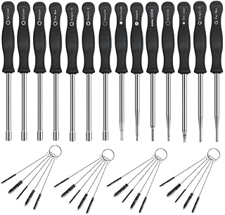 Strongthium Vergaser Einstellwerkzeug Set (14-teilig) mit Reinigungsbürsten, passend für Stihl …