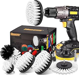 VIBRATITE Bürstenaufsatz Bohrmaschine Set, 20 Stück Bürstenaufsatz Akkuschrauber Bürste Reini…