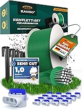 Mähroboter Begrenzungskabel Set – Kabel + Erdnägel + Kabelverbinder + Anschlussklemmen – Ko…