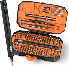 JOREST 155 in 1 Mini Elektro Schraubendreher Set, Feinmechaniker Schraubendreher Elektrisch, Repa…