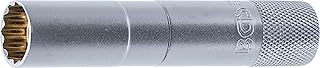 BGS 2446 | Zündkerzen-Einsatz mit Magnet, Zwölfkant, lang | 10 mm (3/8″) | SW 14 mm | Stecknuss…