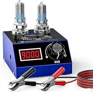 MRCARTOOL Zündkerzentester Auto-Zündkerzenprüfgerät mit einstellbarer Zweilochbuchse 220V Aut…