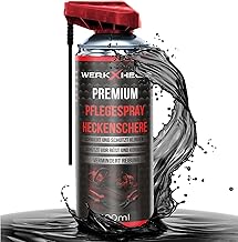 WerkXheld Pflegespray für Heckenscheren 400ml | Rostlöser & Kriechöl gegen Harz, Schmutz & Kor…