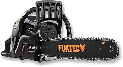 FUXTEC Benzin Kettensäge FX-KS262 – Motorsäge 2,85kw 61,5ccm Hubraum & EASY-Start – Schwert…