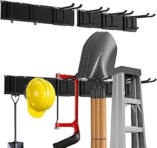 Metall-Gartengerätehalter,Gerätehalter Wandhalterung 150kg，Garagen-Werkzeug-Management-Wandre…