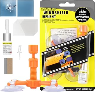flintronic Steinschlag Reparaturset Windschutzscheibe, Universelles Steinschlag Reparaturset für…