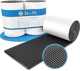 STRACKS® 2X Garagen Wandschutz je 2m x 20cm – 9mm Extra Dicker Türschutz – Für Ihr Auto un…