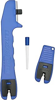 BLITZSCHÄRFER Set 3 teilig Messerschärfer Messerschleifer Scherenschleifer Blitzschärfer Minib…