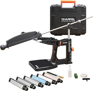 SHARPAL 202H Messerschärfsystem, Messerschärfer mit Winkel 10°–35° | Messerschärfer-Set, 7…