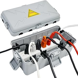 Außenbereich Elektrobox,IP54 Wasserdichte Outdoor Outlet Covers, Wetterfeste Verlängerungskabel…