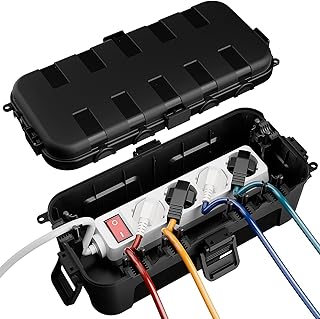 RESTMO Medium IP54 Kabelbox wasserdicht, Wetterfeste Kabelbox outdoor | Ideal zum Schutz von Verl…