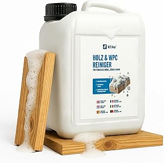 ki:ku® Holz & WPC Reiniger | für Terrassen, Gartenmöbel, Zäune | gegen Schmutz, Algen & Grün…