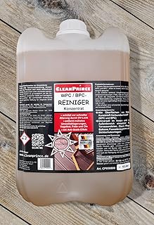 Cleanprince WPC/BPC Reiniger Konzentrat 10 Liter | Kunststoffverbundwerkstoff Terrassen Böden Di…