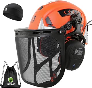 GREEN DEVIL VOLTEK Forest AIR Waldarbeits-Schutzhelm ABS Forsthelm für Hocharbeitsplätze Zertif…