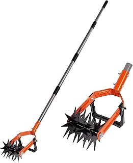 Walensee Rotationsgrubber, verstellbare Garten Kultivator Gartenfräse, 2-in-1 Gartenjätmaschine…