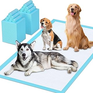 40 Stück Einweg-Wickelunterlage, 80×120cm für Hunde und großer Hund, Trainingspads Auslaufsic…