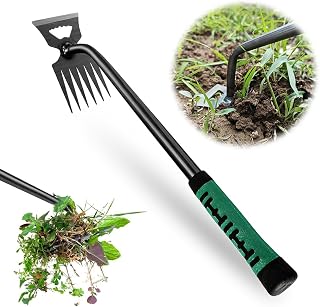 Gartenarbeit Hand Unkrautstecher, Gartenwerkzeug Unkraut Entferner Gerät, Entwurzelungswerkzeug …