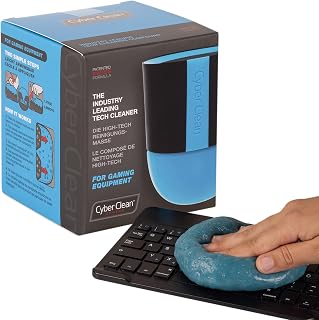 Cyber Clean Gaming Reinigungsmasse 160g – Tastaturreiniger, Staubentferner, Reinigungsknete für …