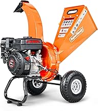 SuperHandy Mini-Holzhäcksler, 196 cm³, kompakt, Äste bis 50 mm | Robuste Stahlkonstruktion; ho…