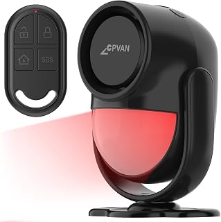 CPVAN PIR Bewegungsmelder Alarm, Bewegungssensor mit Fernbedienung, 125 dB, Anti-Diebstahl Alarma…
