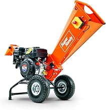 SuperHandy Häcksler, 196-cm³-Motor, Äste bis 50 mm, 15:1 Reduktion | Für Gartenpflege, Landsc…