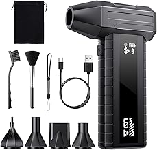 Druckluftspray Alternative, Elektrischer Air Duster mit 200.000 U/min Turbo Gebläse, 10500 mAh A…