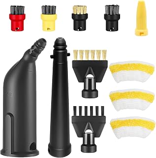 12-tlg Dampfreiniger Aufsätze Zubehör für Kärcher SC1 SC2 SC3 SC4 EasyFix | 12-teiliges Set m…