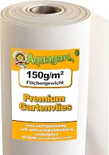 Aquagart Gartenvlies gegen Unkraut 150g /m² I Anti Unkrautvlies wasserdurchlässig I Unkrautsper…