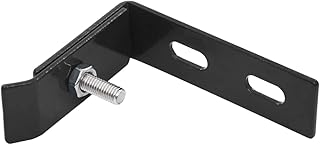 vidaXL Wand-Eckverbinder-Set, 10 Stück, Verzinkt & Edelstahl, Anthrazit, Winkelzaun-Zubehör mit…