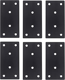 6 Stücke Flachverbinder Edelstahl Lochplatte Holzverbinder Metallverbinder Verbindungsplatten zu…
