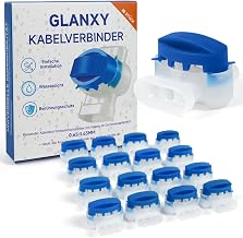 Kabelverbinder für Mähroboter Begrenzungskabel – 20 Stück GLANXY wasserdicht mit Gel Anschlu…