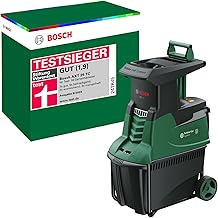 Bosch Turbinenhäcksler AXT 25 TC (2.500 W; geeignet für Holz und harte Gartenabfälle; integrie…