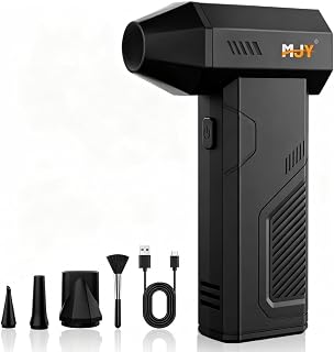 MJY 130000U/min Elektrische Staubgebläse Druckluftspray,8000mah Akku 4-Gang Einstellbar Electric…