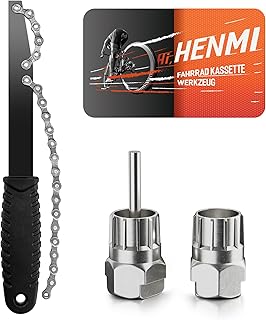 HENMI Fahrrad Kettenpeitsche, Zahnkranzabzieher und Kassetten Abzieher Kit | Ritzelabzieher Kasse…