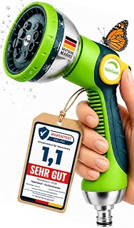 halmland® Profi Gartenbrause | vielseitige Gartenspritze, Gartenschlauch Spritze, Wasserspritze …