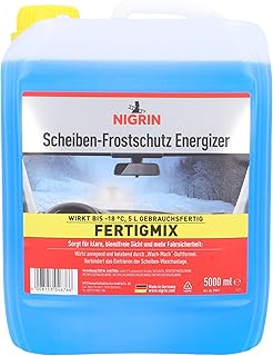 NIGRIN Scheiben Frostschutz Fertigmix ENERGIZER | 5 Liter | wirksam bis -18°C | Reinigungszusatz…