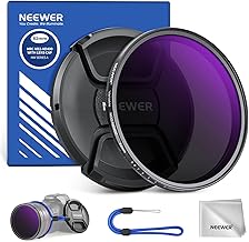 NEEWER 82mm ND2-400 (1-9 Stop) Variabler ND Filter mit Objektivdeckel Trageband Reinigungstuch pr…