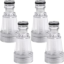 4 Stück Wasserfilter für Hochdruckreiniger, 3/4″ Anschluss | für Hochdruckreiniger mit Schnell…