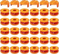 36 Stück WA0010 Ersatz-Trimmerfadenspule, kompatibel mit Worx, 3 m x 30, 1.65 mm, kompatibel mit…